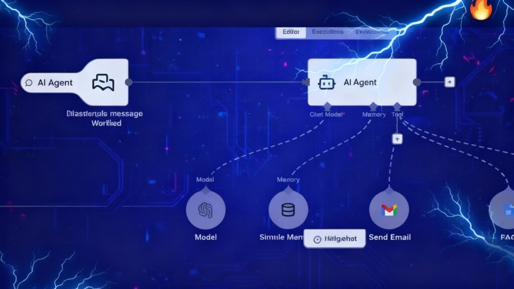 N8N workflow agent chatbot for customer