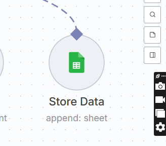 The Node: Store Data (Google Sheets