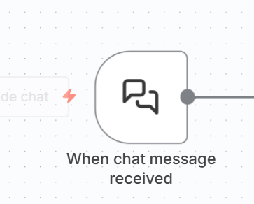 chat message recieved